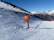Snowmakers in the Cerler ski resort