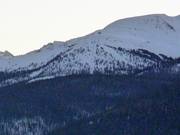 View from Jasper of the ski area