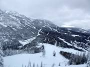 View over the Red Mountain Resort ski area