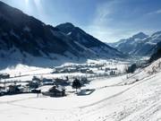 Cross-country ski trails in the Rauris Valley