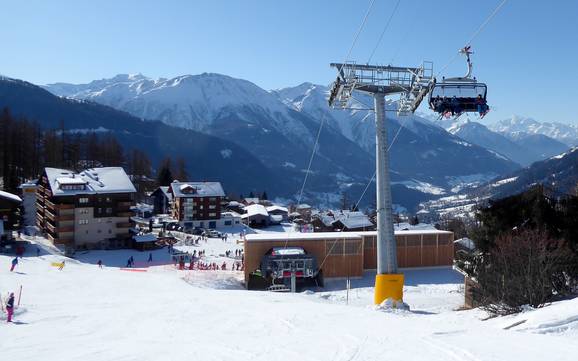 Goms: accommodation offering at the ski resorts – Accommodation offering Bellwald