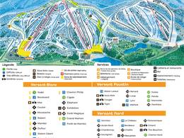 Trail map Mont Blanc