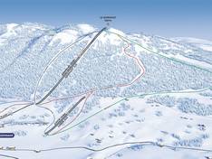 Trail map Le Noirmont (Jura sur Léman)