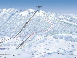 Ski resort Le Noirmont (Jura sur Léman)