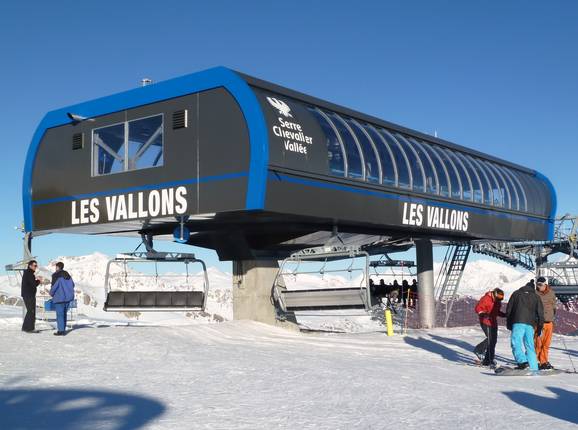 Les Vallons - 6pers. High speed chairlift (detachable)