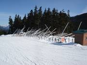 Snow cannon storage
