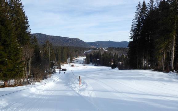 Skiing in Barmsee