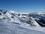 View over the Pizol ski area
