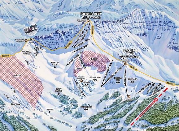 Telluride Palmyra Peak & Black Iron Bowl
