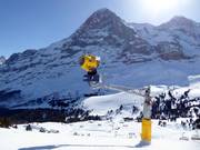 High-performance snow cannon