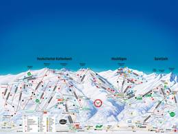 Trail map Kaltenbach – Hochzillertal/Hochfügen (SKi-optimal)