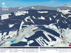 Trail map Kraličák – Hynčice pod Sušinou/Stříbrnice