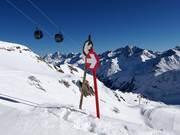 The slopes are very well marked.