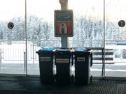Waste separation in the ski area
