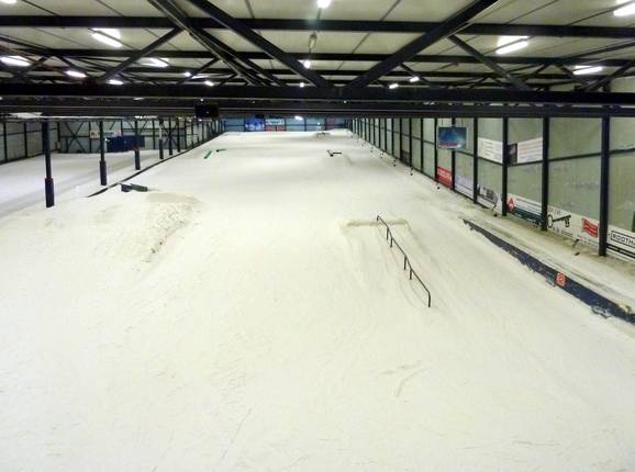 View of the slopes at Montana Snowcenter