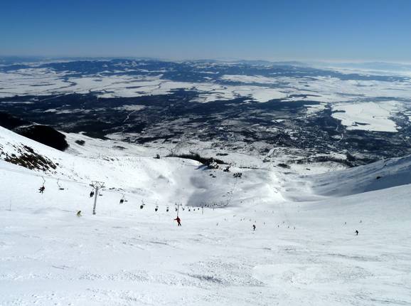 View from Lomnické sedlo