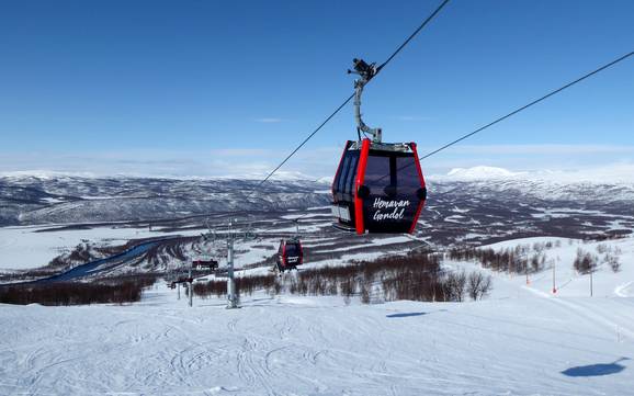 Skiing in Västerbotten County (Västerbottens län)