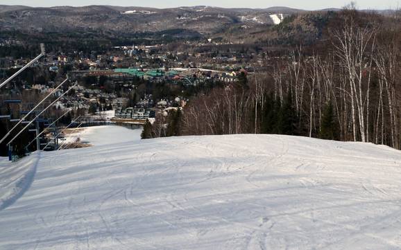 Highest base station in the Laurentides – ski resort Sommet Saint-Sauveur