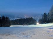 View from the mountain station over Aalen