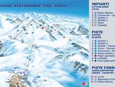Trail map Passo dello Stelvio (Stelvio Pass)