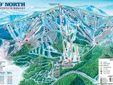 Trail map 49 Degrees North Mountain Resort