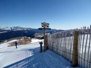 Slope signage in La Molina