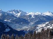 View towards Schruns in Montafon from the Kristberg