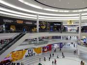 A variety of restaurants in the American Dream Mall