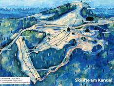 Trail map Kandel