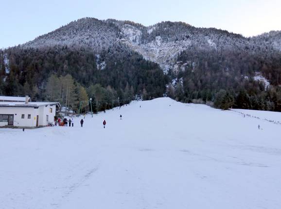 View of the Scharnitz/Brandlift ski area
