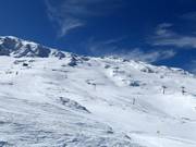 View of the Fterolakka freeride slopes
