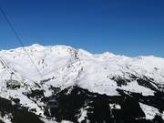 View from the Eggalm to the Rastkogel