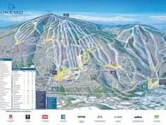 Trail map Okemo