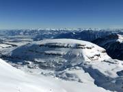 View of the Gamserrugg 2076 m