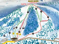 Trail map Moiwa