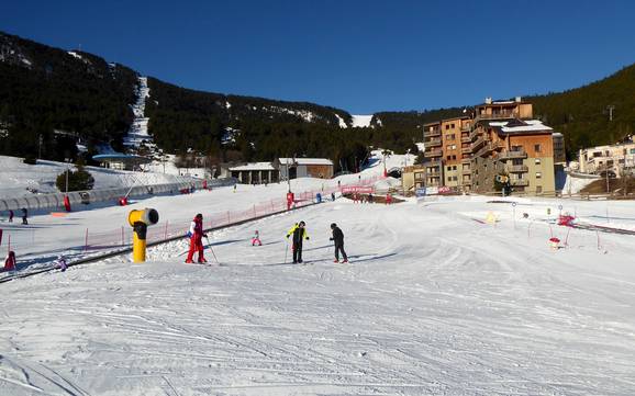 Ski resorts for beginners in the Parc naturel régional des Pyrénées Catalanes – Beginners Les Angles
