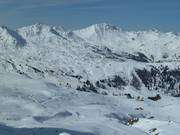 View over the ski area