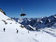 Panorama at the Daunjoch chairlift