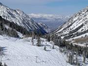 Snowbird ski resort in Little Cottonwood Canyon