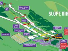 Trail map Midlothian Ski Centre