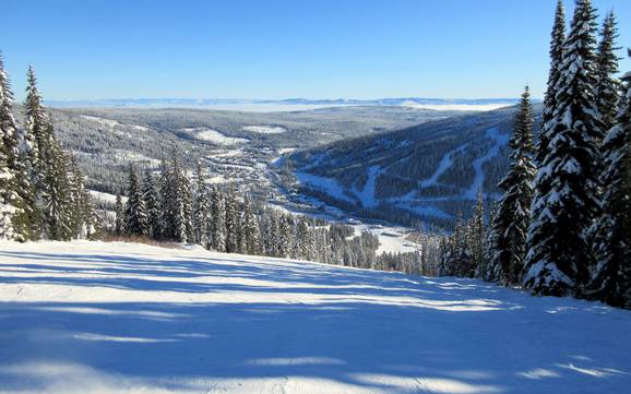 Biggest ski resort on the Interior Plateau – ski resort Sun Peaks