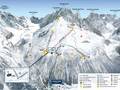 Trail map Grands Montets – Argentière (Chamonix)