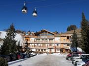 Accommodation directly on the slopes