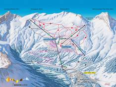 Trail map Bosco Gurin – Grossalp