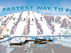 Trail map Alpine Valley Resort – Elkhorn