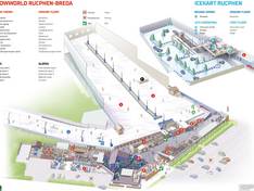 Trail map SnowWorld Rucphen