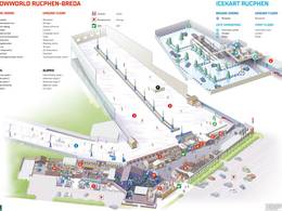 Trail map SnowWorld Rucphen