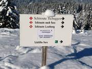 Slope signage