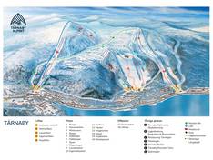 Trail map Tärnaby