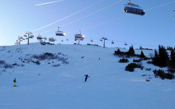 Ski resorts for advanced skiers and freeriding Chiemgau – Advanced skiers, freeriders Steinplatte Winklmoosalm – Waidring/Reit im Winkl